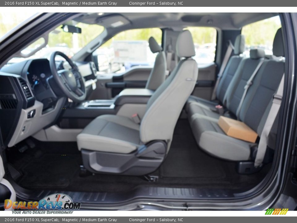 2016 Ford F150 XL SuperCab Magnetic / Medium Earth Gray Photo #6