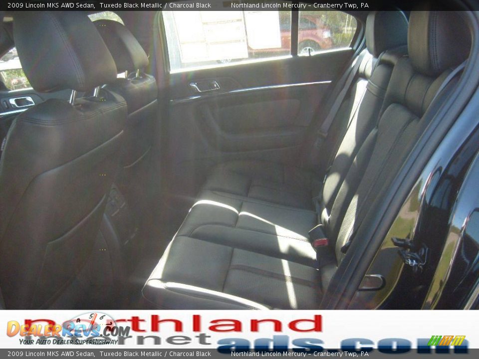 2009 Lincoln MKS AWD Sedan Tuxedo Black Metallic / Charcoal Black Photo #12
