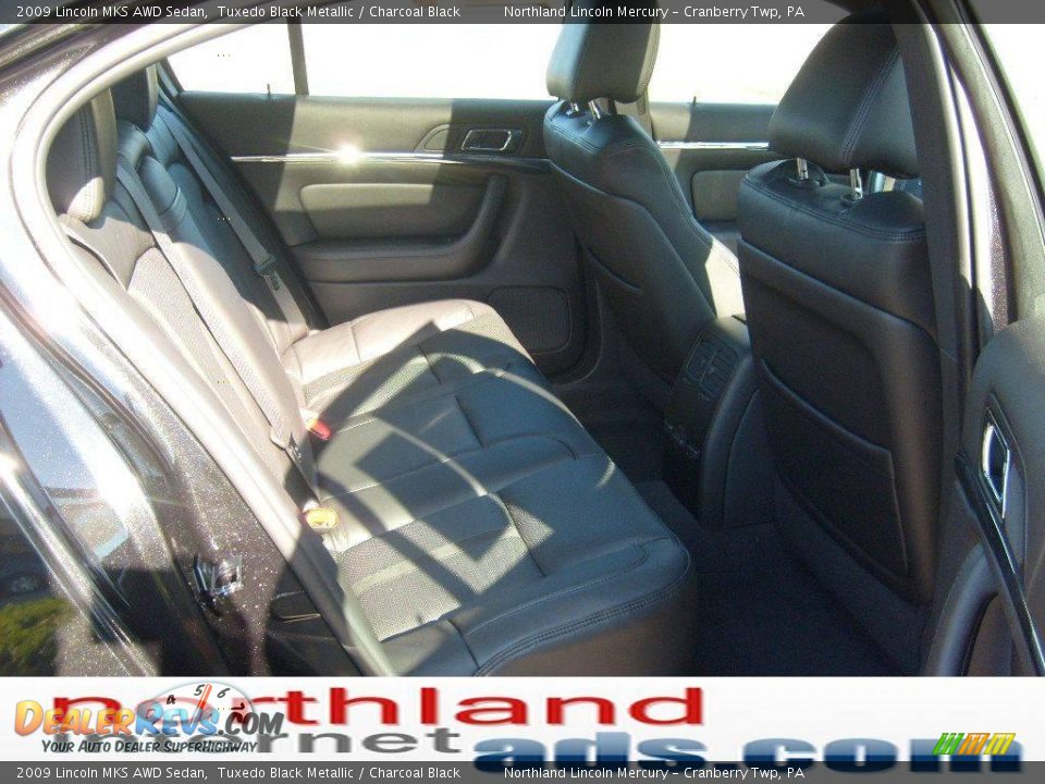 2009 Lincoln MKS AWD Sedan Tuxedo Black Metallic / Charcoal Black Photo #15