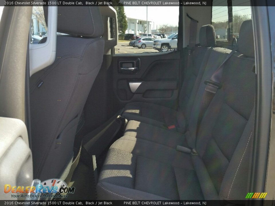 2016 Chevrolet Silverado 1500 LT Double Cab Black / Jet Black Photo #6