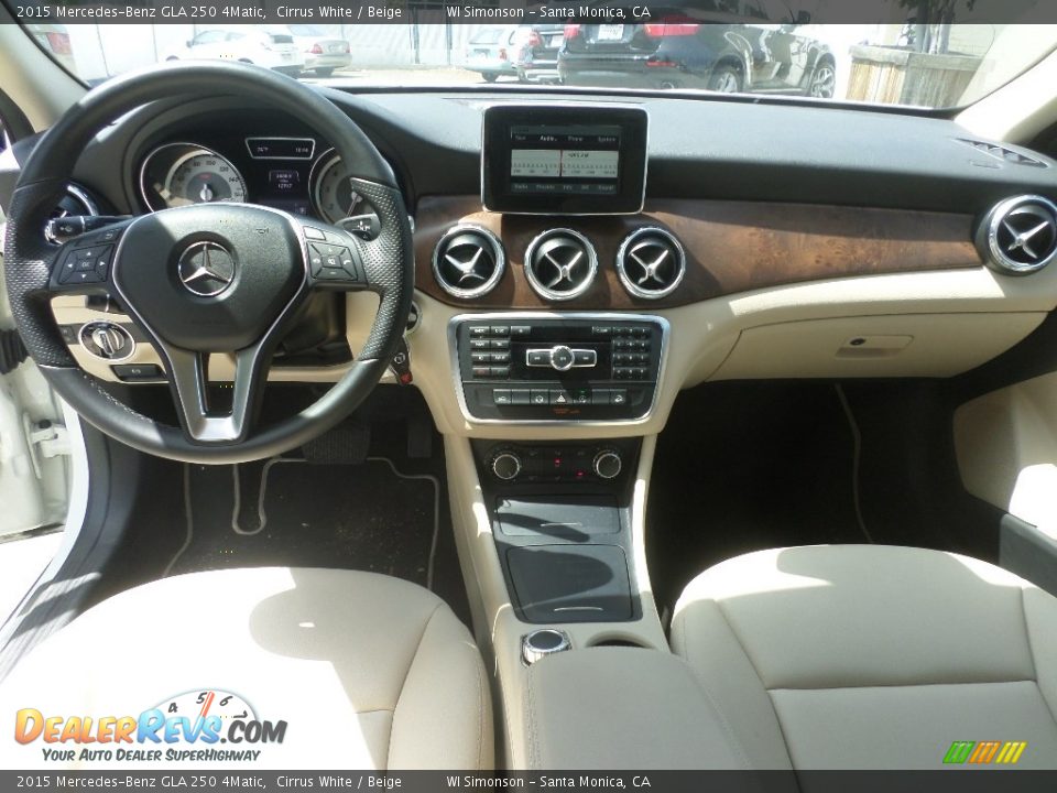 Beige Interior - 2015 Mercedes-Benz GLA 250 4Matic Photo #20