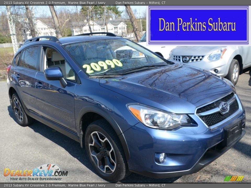 2013 Subaru XV Crosstrek 2.0 Premium Marine Blue Pearl / Ivory Photo #1