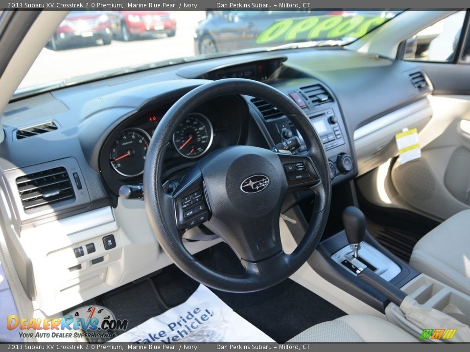 2013 Subaru XV Crosstrek 2.0 Premium Marine Blue Pearl / Ivory Photo #9