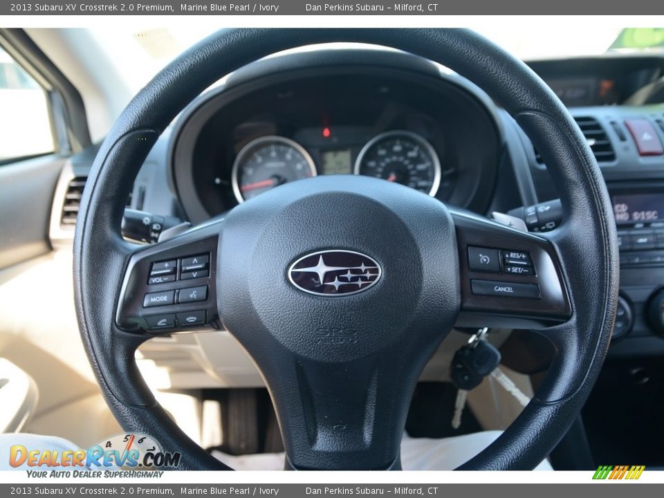 2013 Subaru XV Crosstrek 2.0 Premium Marine Blue Pearl / Ivory Photo #15