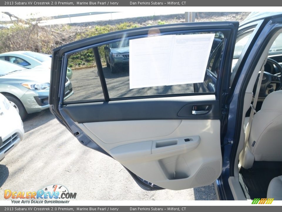 2013 Subaru XV Crosstrek 2.0 Premium Marine Blue Pearl / Ivory Photo #18