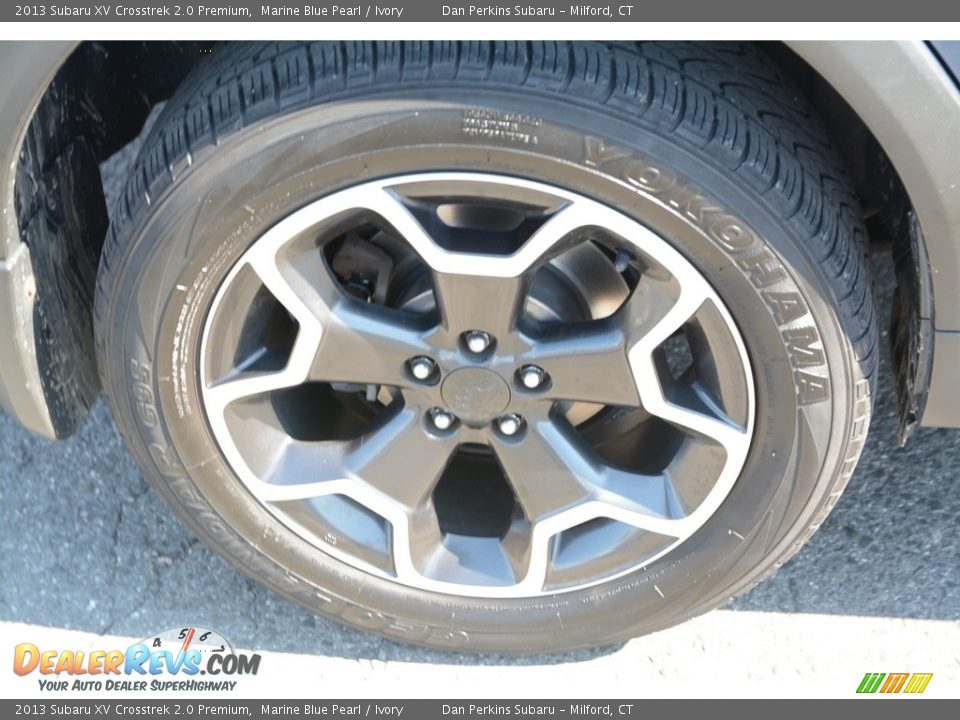 2013 Subaru XV Crosstrek 2.0 Premium Marine Blue Pearl / Ivory Photo #24