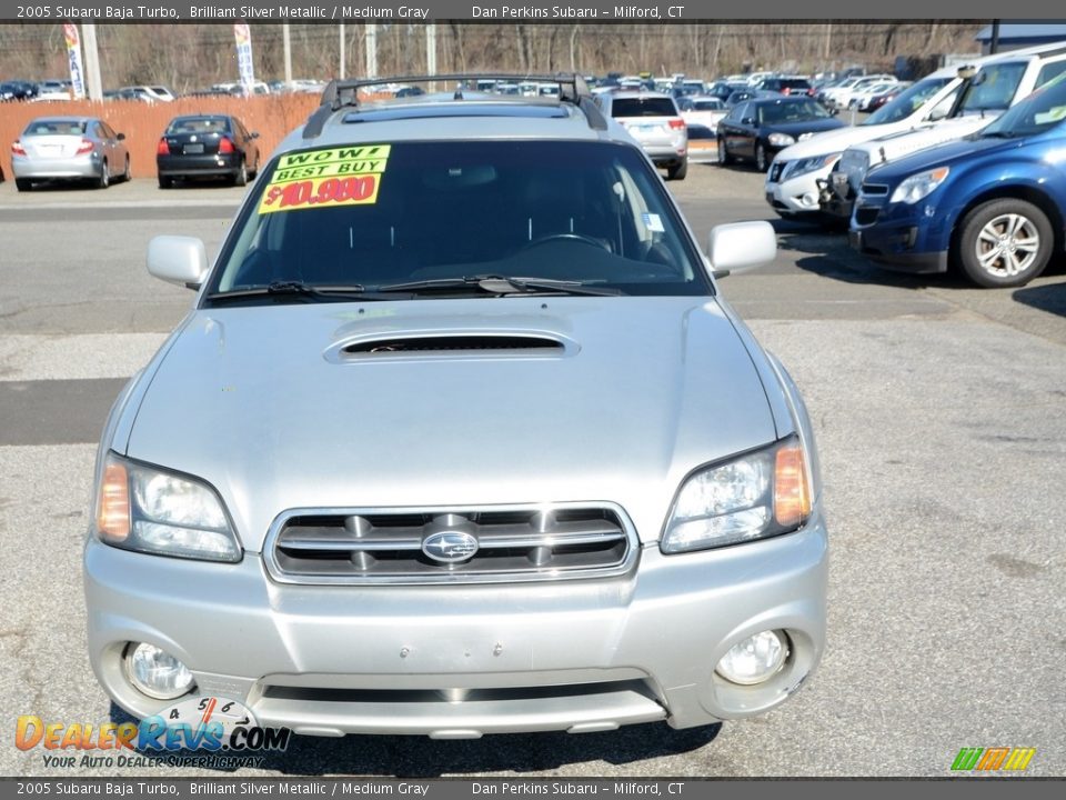 2005 Subaru Baja Turbo Brilliant Silver Metallic / Medium Gray Photo #2