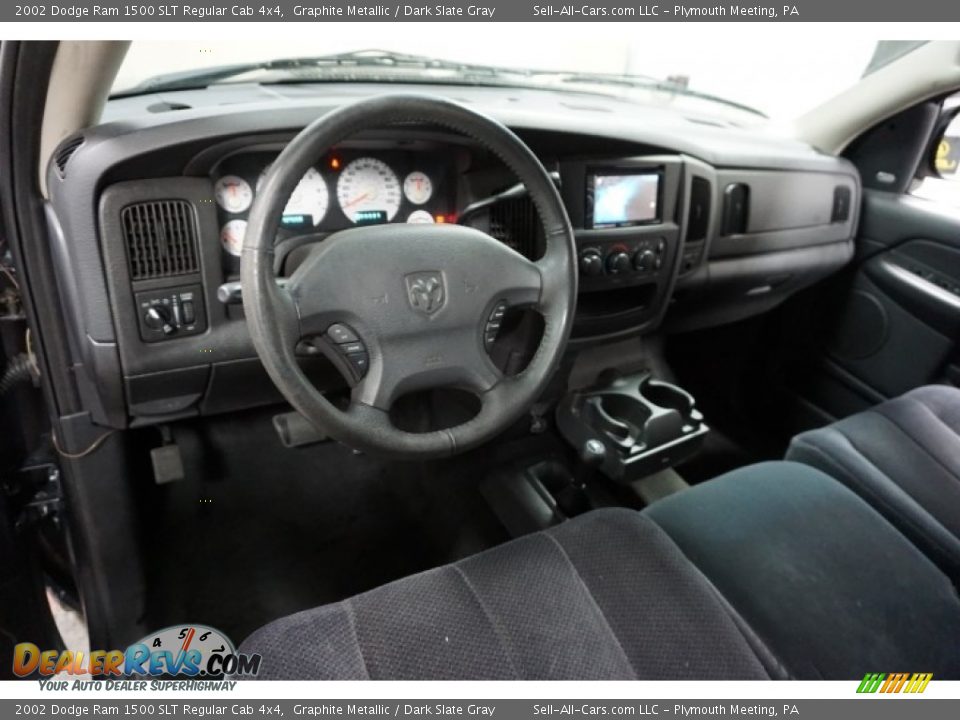 2002 Dodge Ram 1500 SLT Regular Cab 4x4 Graphite Metallic / Dark Slate Gray Photo #22