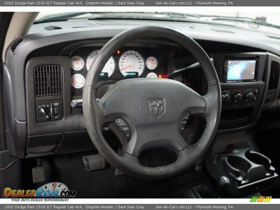 2002 Dodge Ram 1500 SLT Regular Cab 4x4 Graphite Metallic / Dark Slate Gray Photo #23