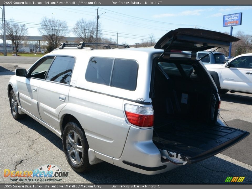 2005 Subaru Baja Turbo Brilliant Silver Metallic / Medium Gray Photo #10