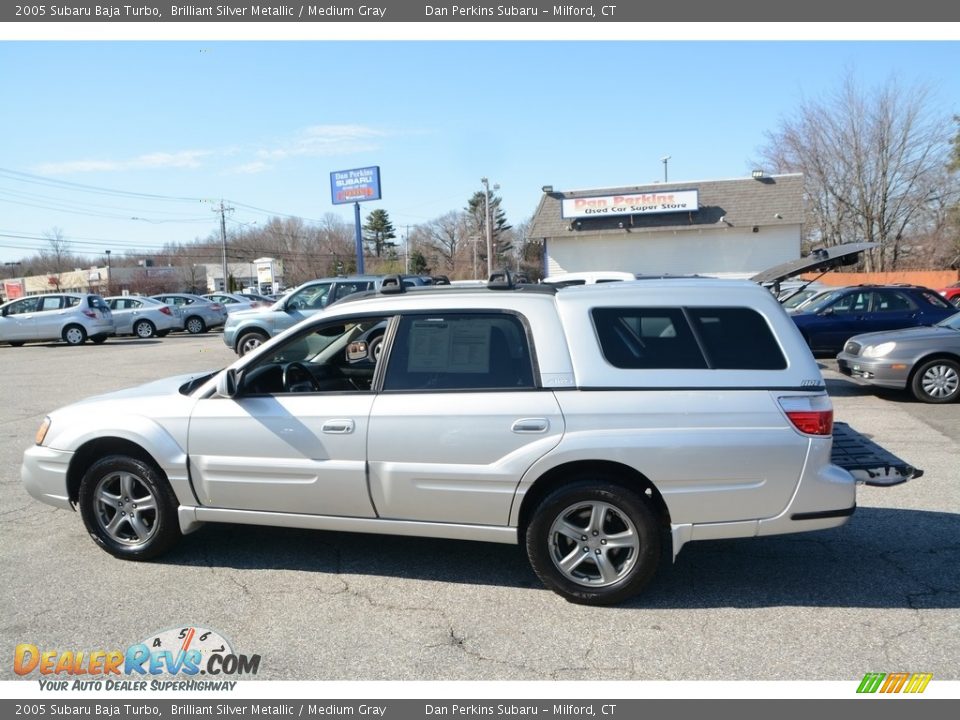 2005 Subaru Baja Turbo Brilliant Silver Metallic / Medium Gray Photo #11