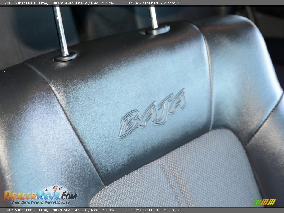 2005 Subaru Baja Turbo Brilliant Silver Metallic / Medium Gray Photo #14