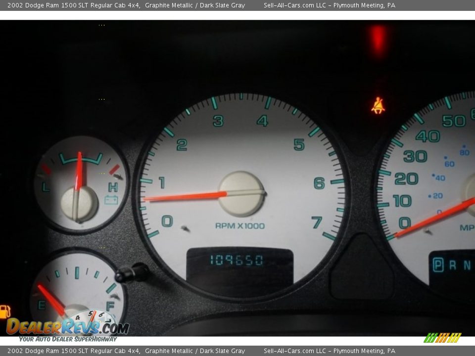 2002 Dodge Ram 1500 SLT Regular Cab 4x4 Graphite Metallic / Dark Slate Gray Photo #31