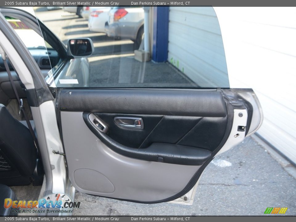 2005 Subaru Baja Turbo Brilliant Silver Metallic / Medium Gray Photo #16
