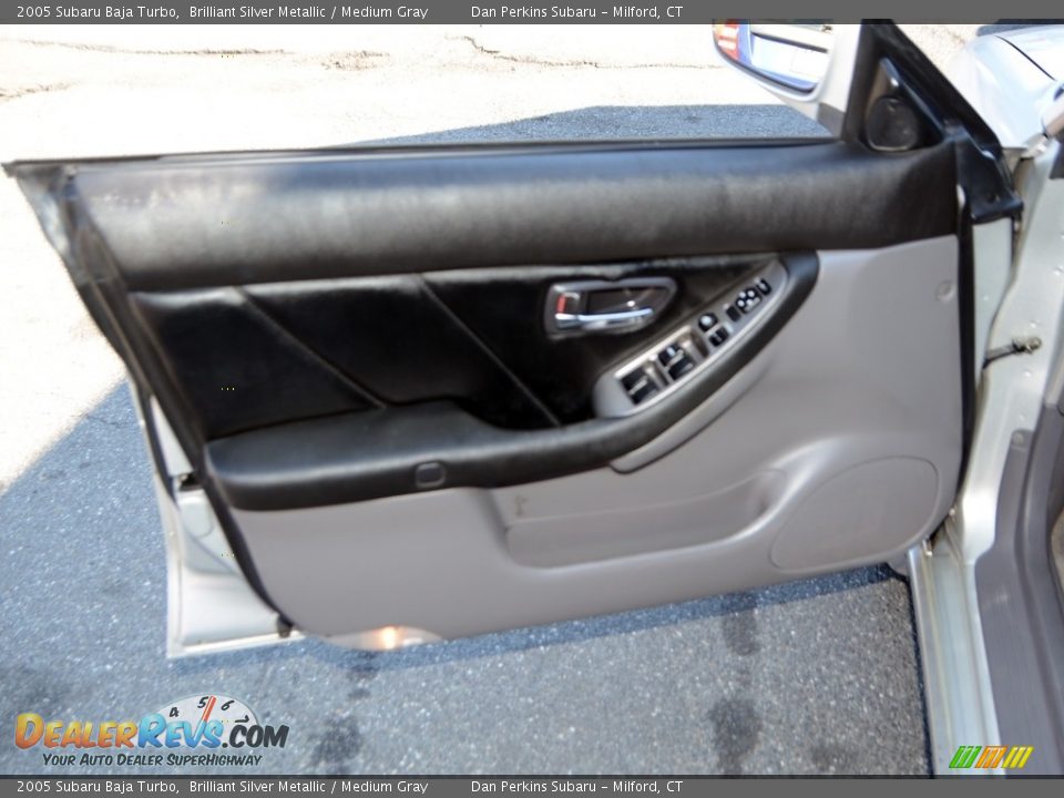 2005 Subaru Baja Turbo Brilliant Silver Metallic / Medium Gray Photo #17