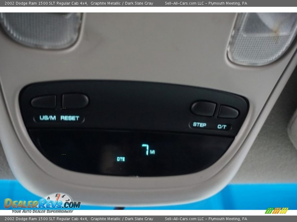 2002 Dodge Ram 1500 SLT Regular Cab 4x4 Graphite Metallic / Dark Slate Gray Photo #36