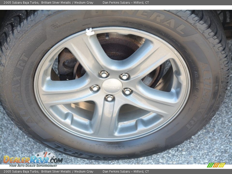 2005 Subaru Baja Turbo Brilliant Silver Metallic / Medium Gray Photo #20