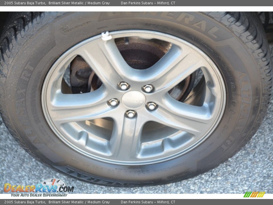 2005 Subaru Baja Turbo Brilliant Silver Metallic / Medium Gray Photo #21