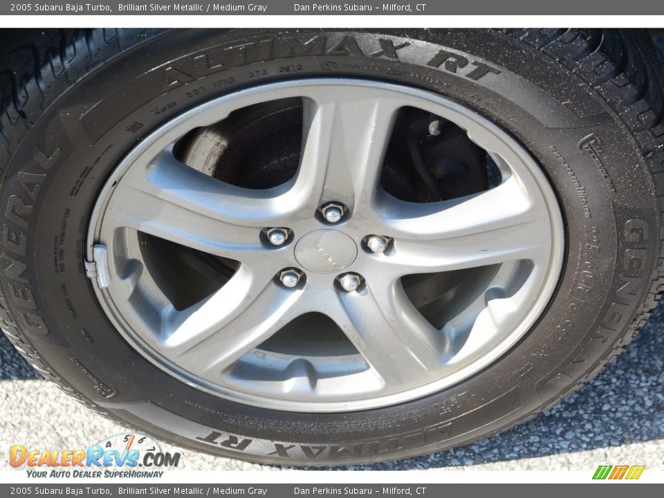 2005 Subaru Baja Turbo Brilliant Silver Metallic / Medium Gray Photo #22