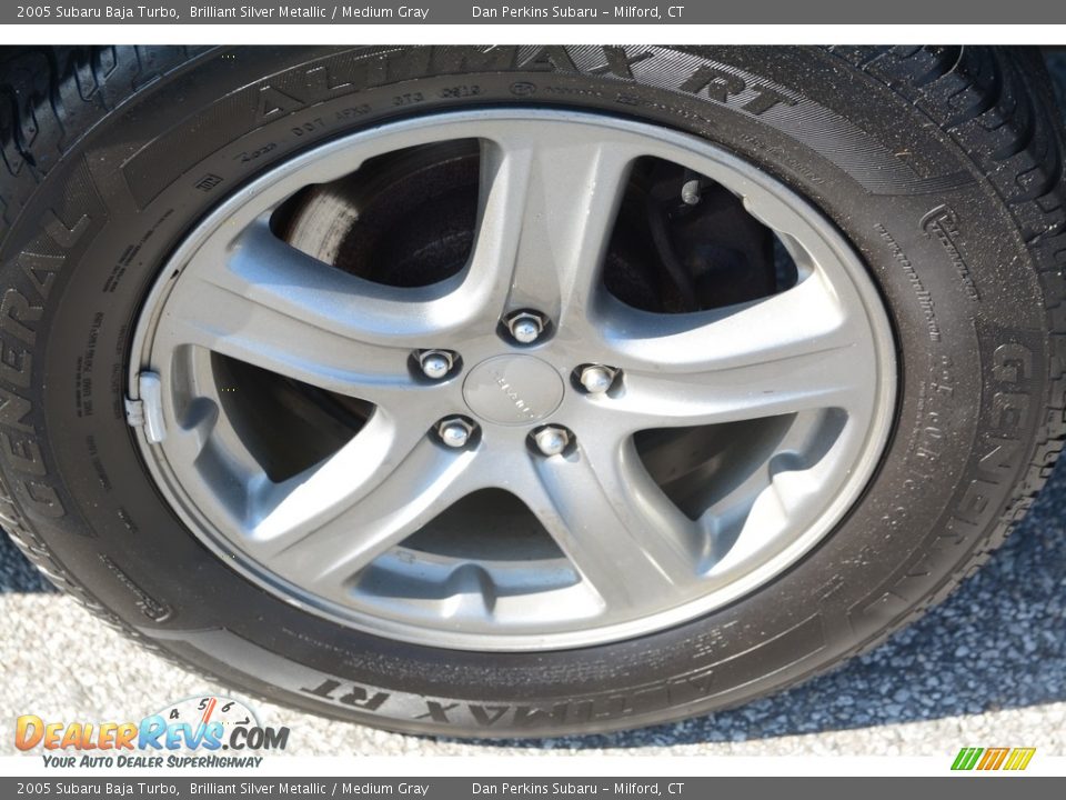2005 Subaru Baja Turbo Brilliant Silver Metallic / Medium Gray Photo #23