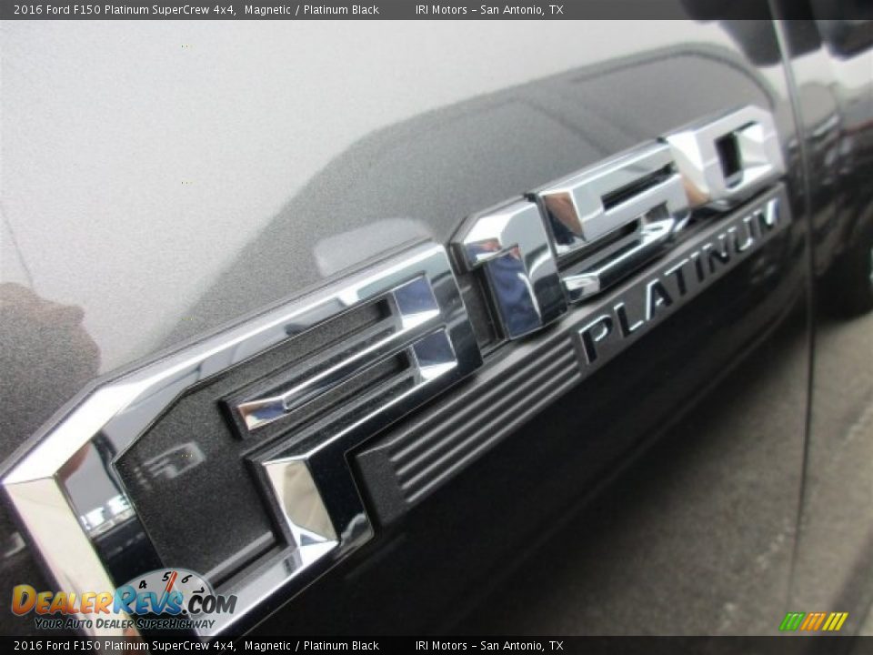 2016 Ford F150 Platinum SuperCrew 4x4 Magnetic / Platinum Black Photo #3