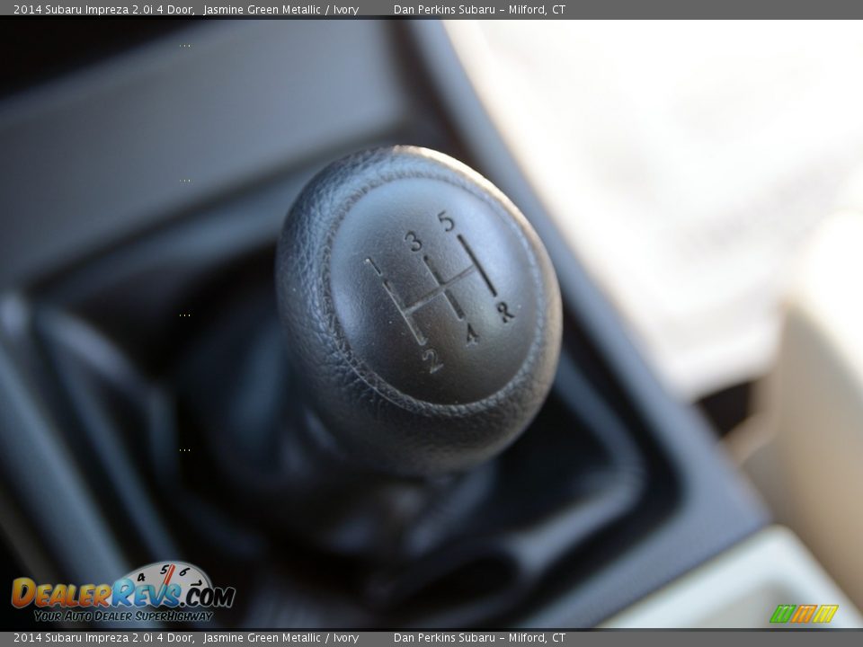 2014 Subaru Impreza 2.0i 4 Door Jasmine Green Metallic / Ivory Photo #13