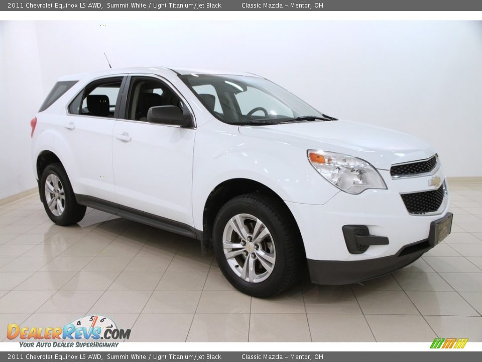 Front 3/4 View of 2011 Chevrolet Equinox LS AWD Photo #1