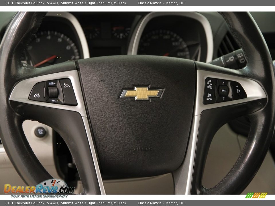 2011 Chevrolet Equinox LS AWD Summit White / Light Titanium/Jet Black Photo #6