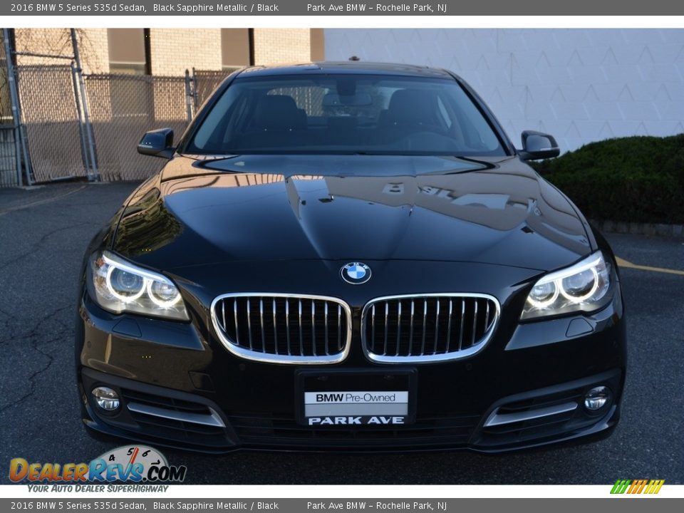 2016 BMW 5 Series 535d Sedan Black Sapphire Metallic / Black Photo #7
