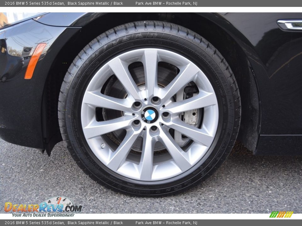 2016 BMW 5 Series 535d Sedan Black Sapphire Metallic / Black Photo #31