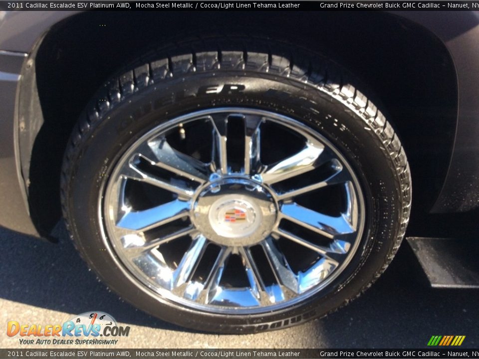 2011 Cadillac Escalade ESV Platinum AWD Mocha Steel Metallic / Cocoa/Light Linen Tehama Leather Photo #18