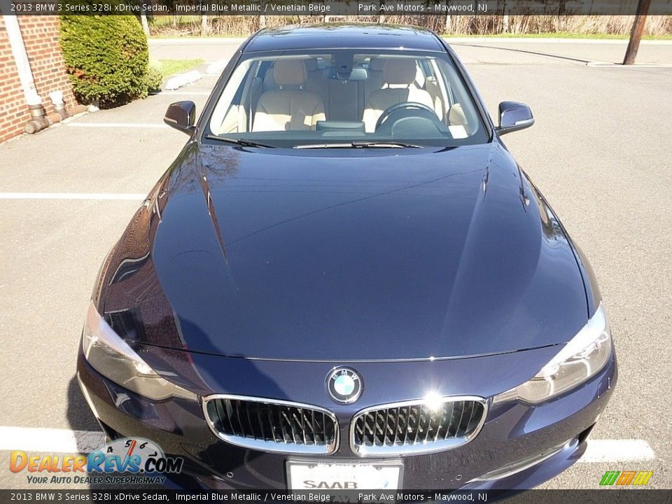 2013 BMW 3 Series 328i xDrive Sedan Imperial Blue Metallic / Venetian Beige Photo #9