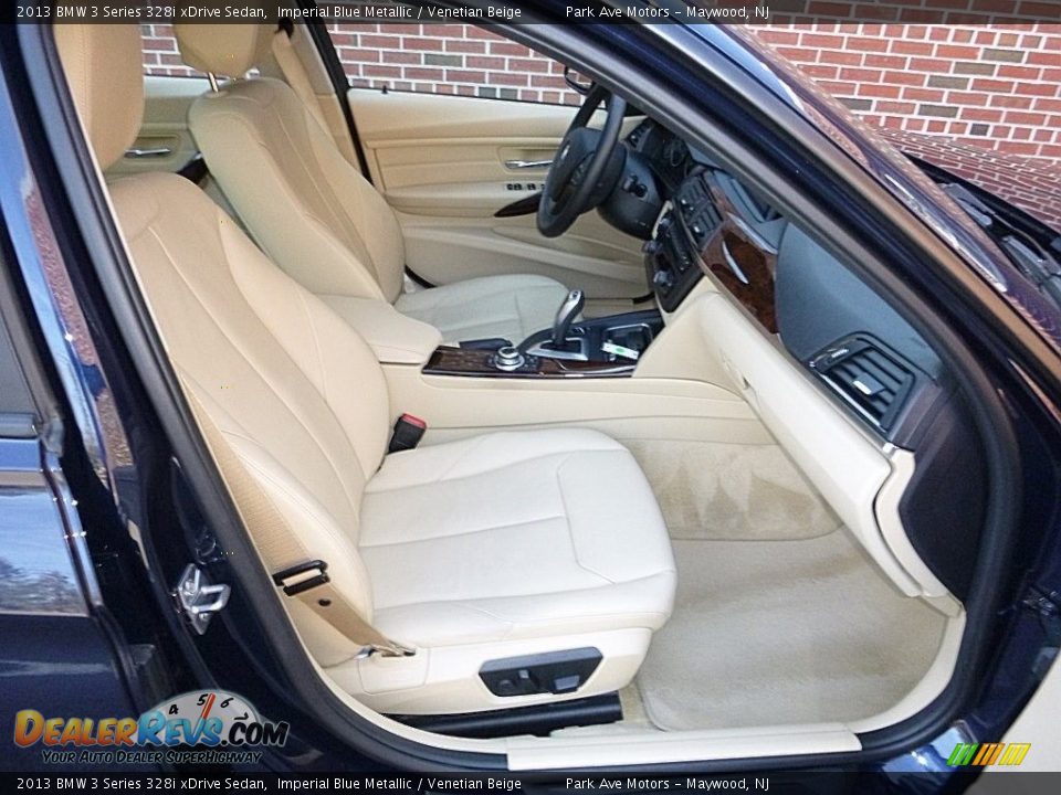 2013 BMW 3 Series 328i xDrive Sedan Imperial Blue Metallic / Venetian Beige Photo #19