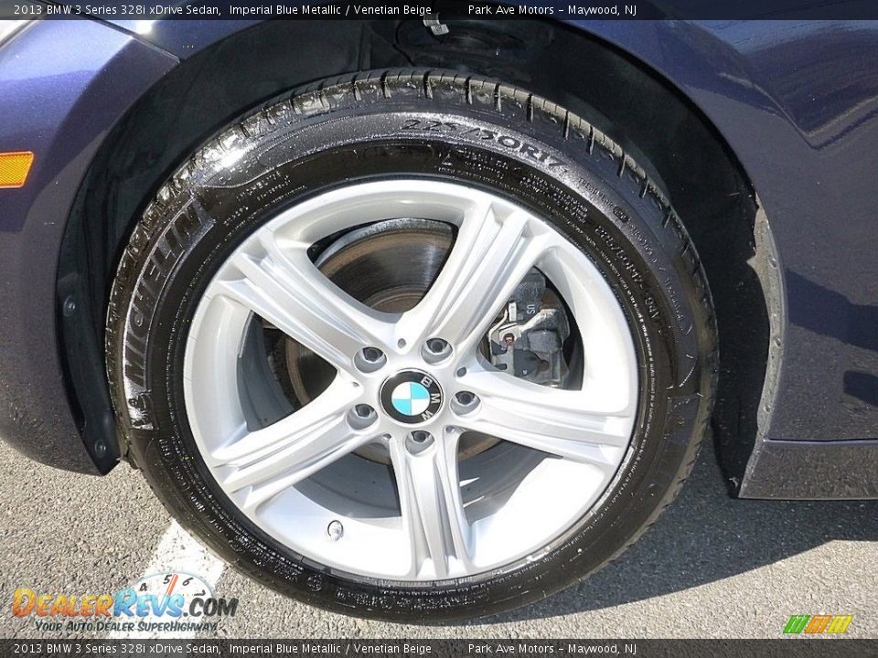 2013 BMW 3 Series 328i xDrive Sedan Imperial Blue Metallic / Venetian Beige Photo #33