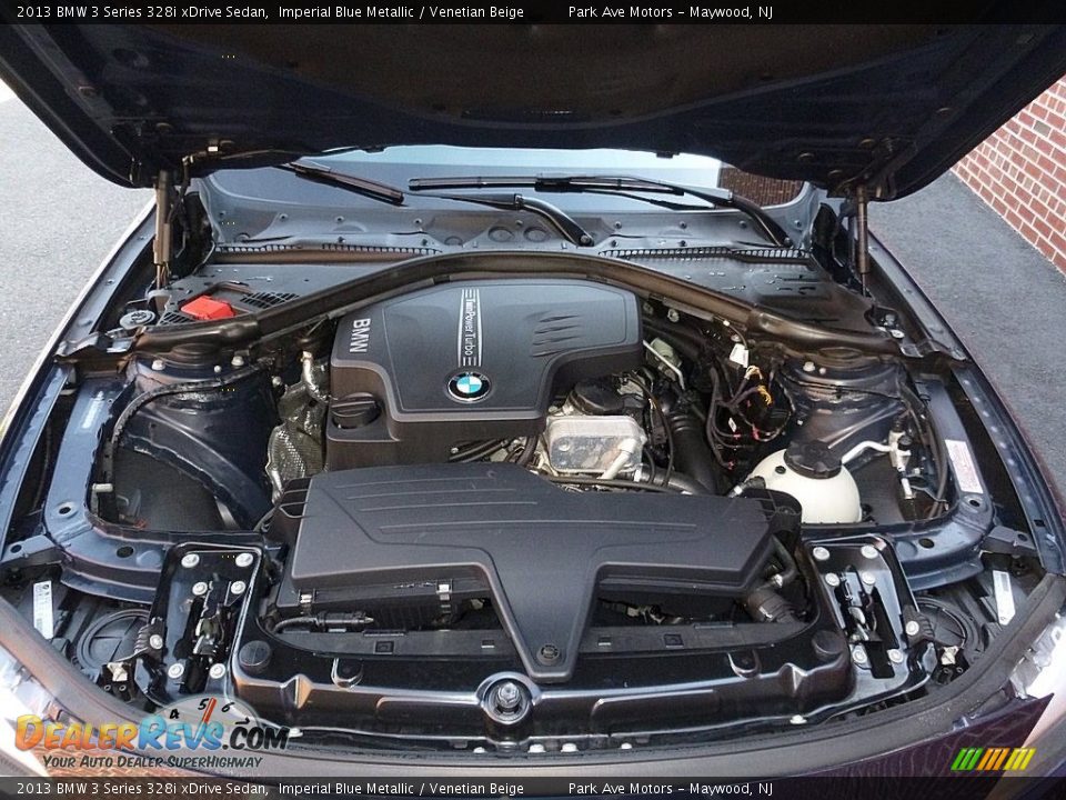 2013 BMW 3 Series 328i xDrive Sedan Imperial Blue Metallic / Venetian Beige Photo #34