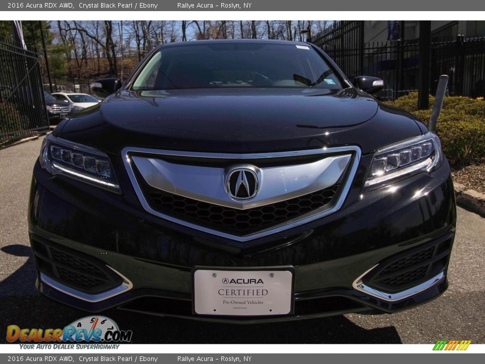 2016 Acura RDX AWD Crystal Black Pearl / Ebony Photo #2