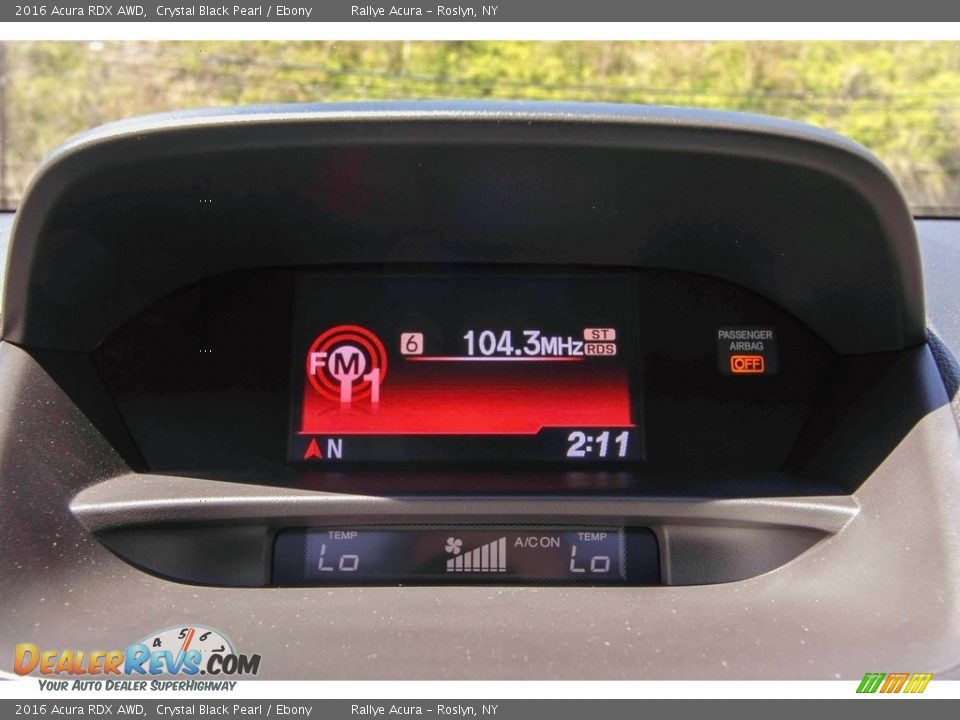 2016 Acura RDX AWD Crystal Black Pearl / Ebony Photo #15