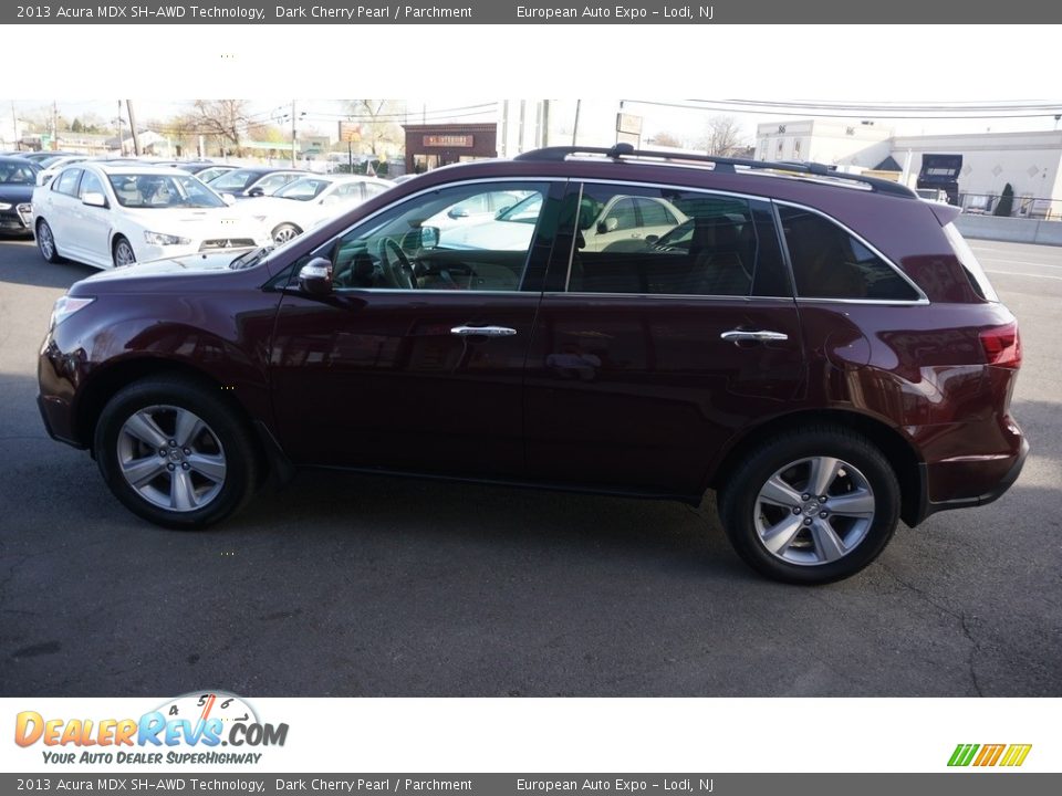 2013 Acura MDX SH-AWD Technology Dark Cherry Pearl / Parchment Photo #6