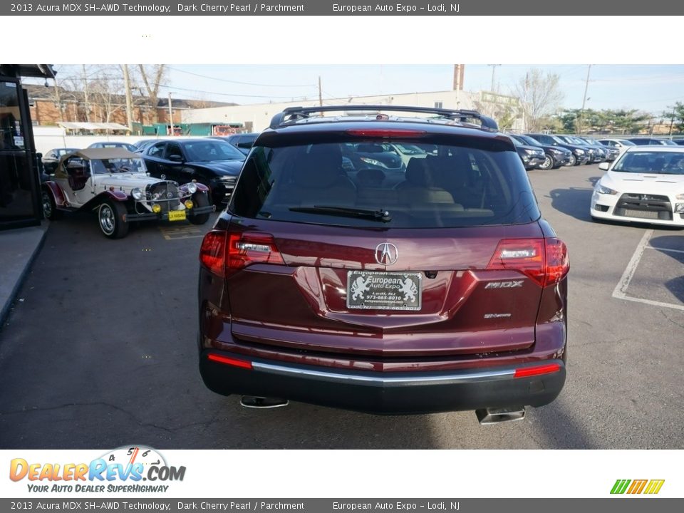 2013 Acura MDX SH-AWD Technology Dark Cherry Pearl / Parchment Photo #7
