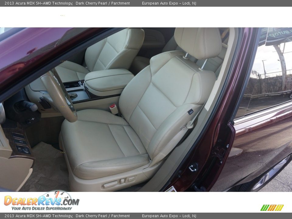 2013 Acura MDX SH-AWD Technology Dark Cherry Pearl / Parchment Photo #9
