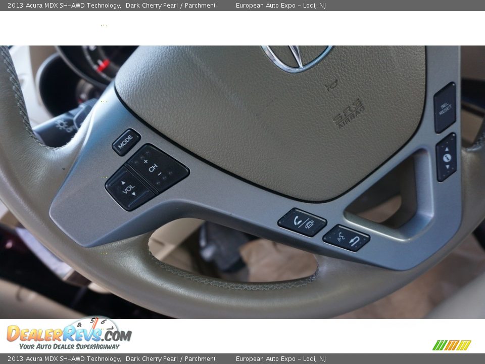 2013 Acura MDX SH-AWD Technology Dark Cherry Pearl / Parchment Photo #19