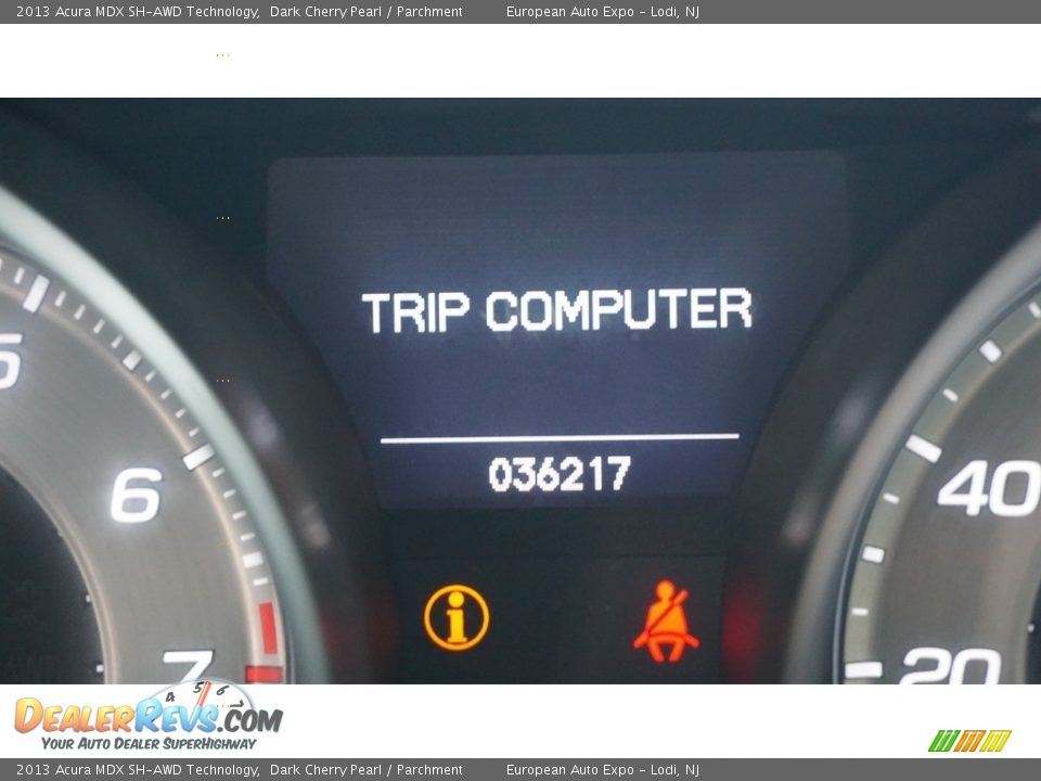 2013 Acura MDX SH-AWD Technology Dark Cherry Pearl / Parchment Photo #21