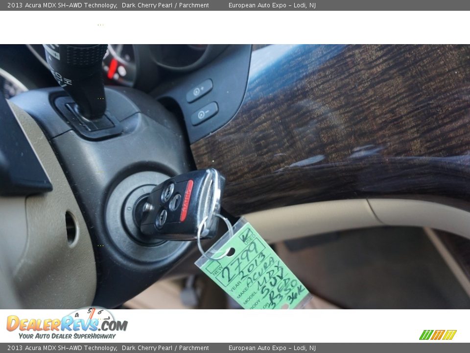 2013 Acura MDX SH-AWD Technology Dark Cherry Pearl / Parchment Photo #22