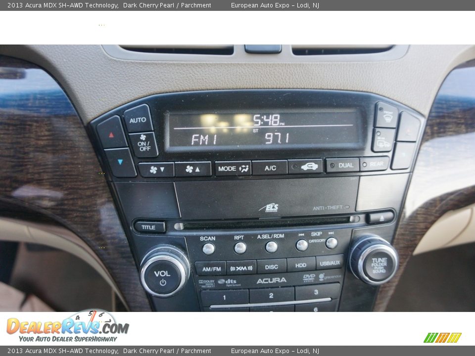 2013 Acura MDX SH-AWD Technology Dark Cherry Pearl / Parchment Photo #24