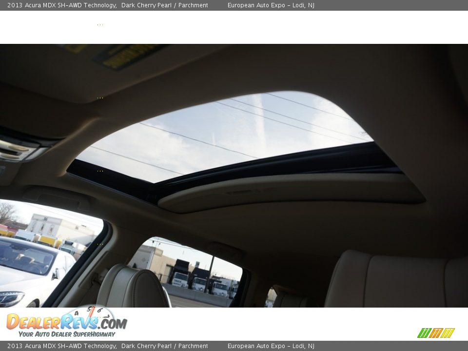 2013 Acura MDX SH-AWD Technology Dark Cherry Pearl / Parchment Photo #30