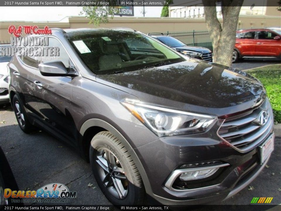 Front 3/4 View of 2017 Hyundai Santa Fe Sport FWD Photo #1