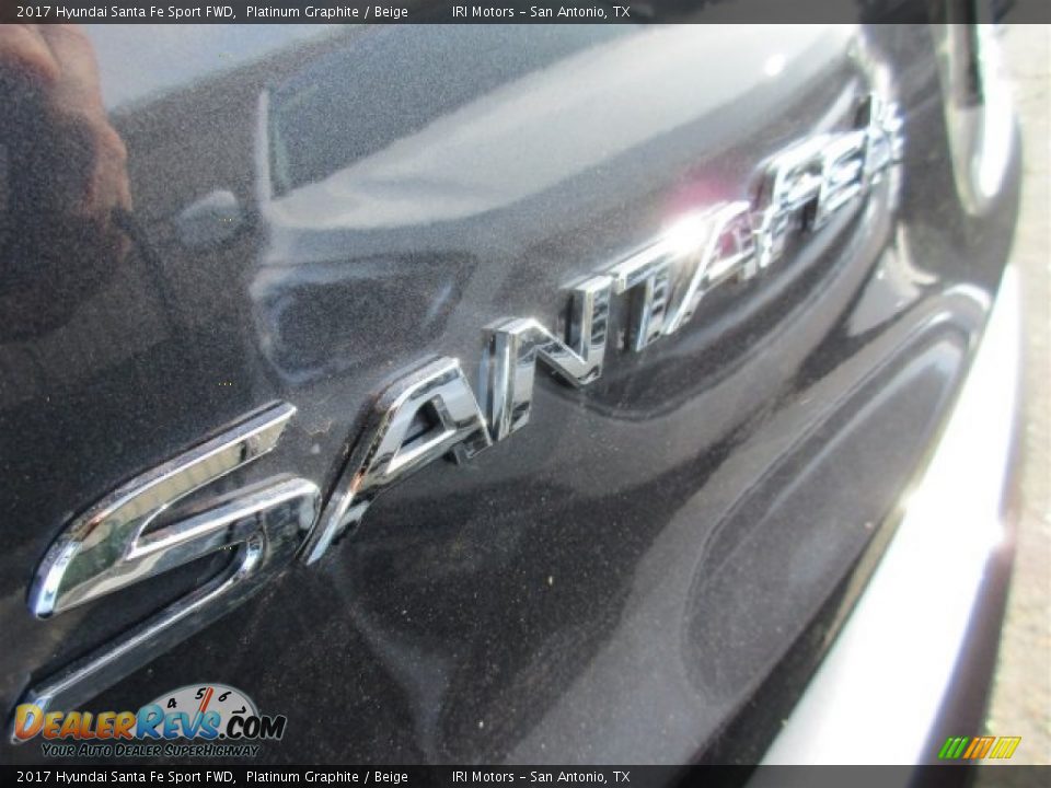 2017 Hyundai Santa Fe Sport FWD Platinum Graphite / Beige Photo #5