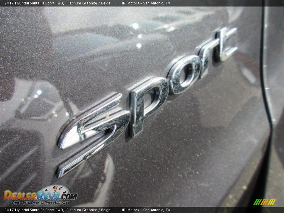 2017 Hyundai Santa Fe Sport FWD Platinum Graphite / Beige Photo #6