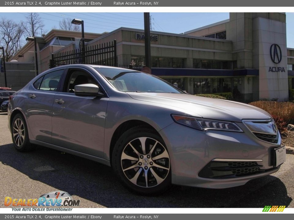 2015 Acura TLX 2.4 Graphite Luster Metallic / Ebony Photo #1