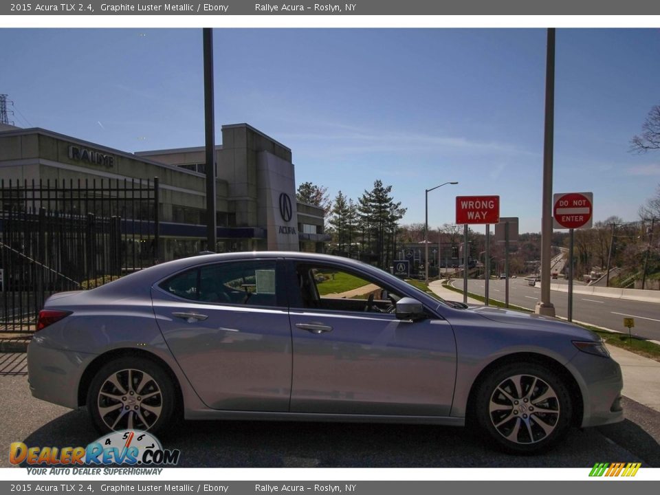 2015 Acura TLX 2.4 Graphite Luster Metallic / Ebony Photo #3